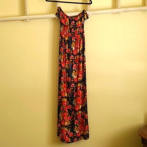 Sleeveless Boho Maxi